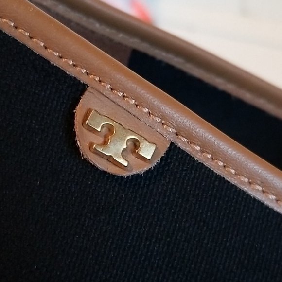 Tory Burch Majorca Peep-Toe Canvas Wedge - Picture 5 of 9